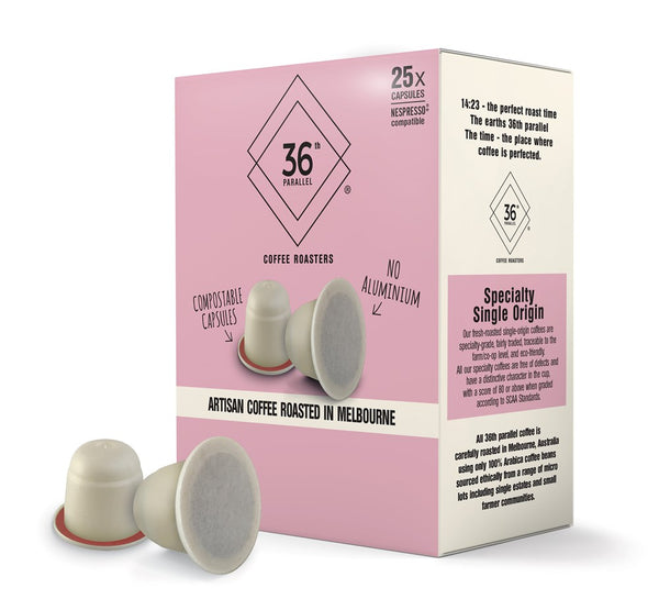 Peru, Honey - Iquira Ruthbel - 25 Compostable Nespresso®* Compatible Capsules