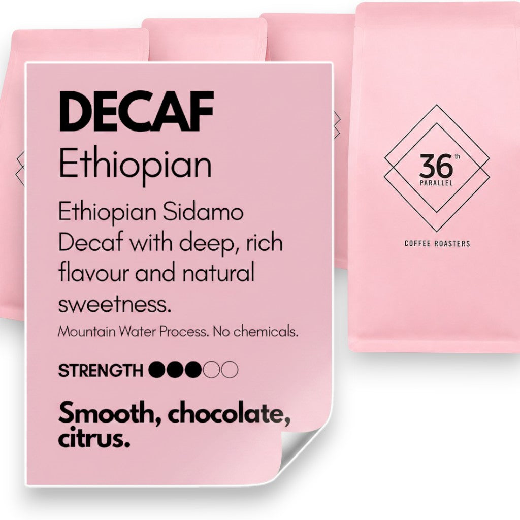 ETHIOPIAN - DECAF BEANS- 4 PACK of 250 g