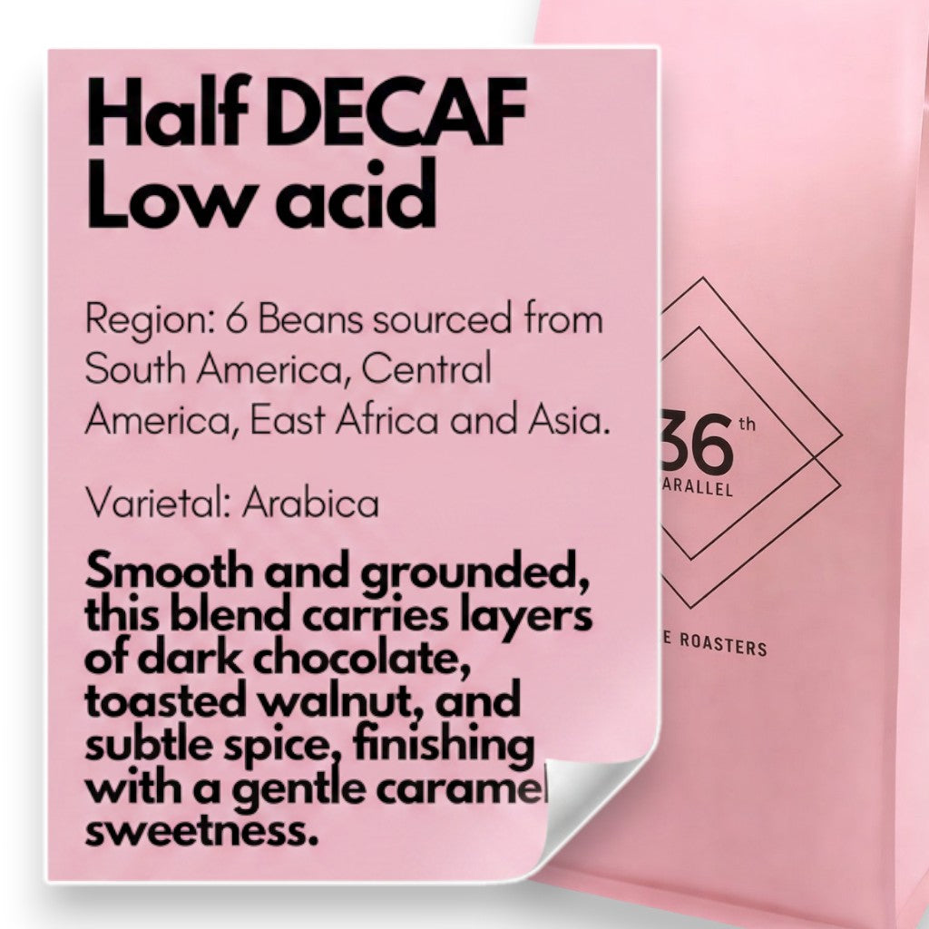Half Caff, Low-Acid Coffee - 1 kg