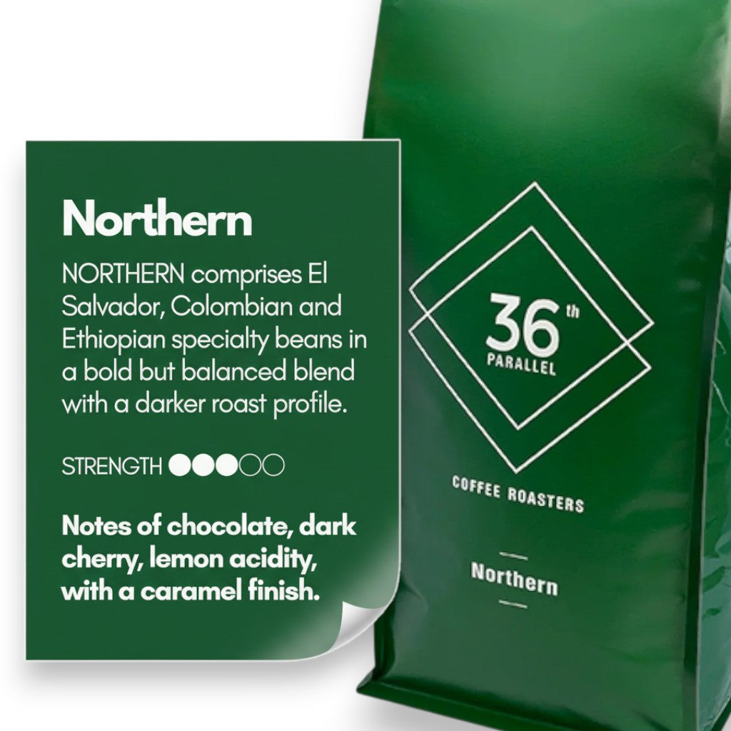 36th Parallel Coffee - Northern Blend - Coffee Beans 1 kg