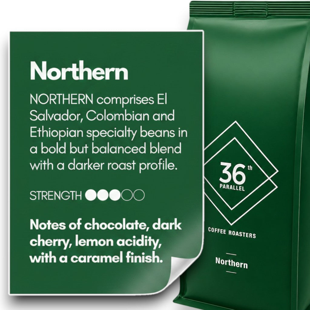 36th Parallel Coffee - Northern Blend - Coffee Beans 1 kg