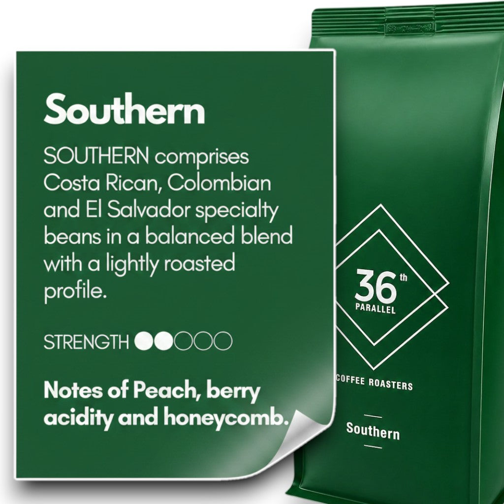 36th Parallel Coffee - Southern Blend - Coffee Beans 1 kg