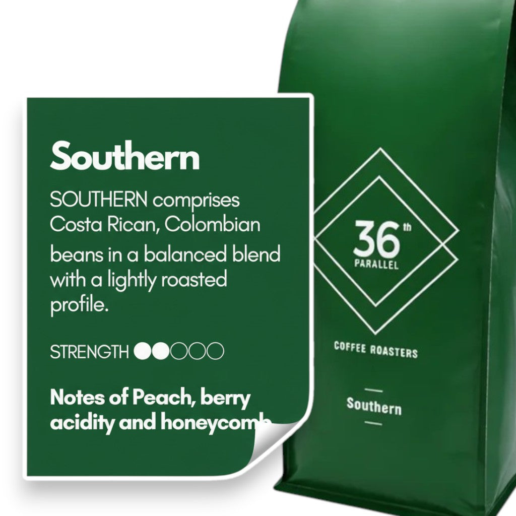 36th Parallel Coffee - Southern Blend - Coffee Beans 1 kg