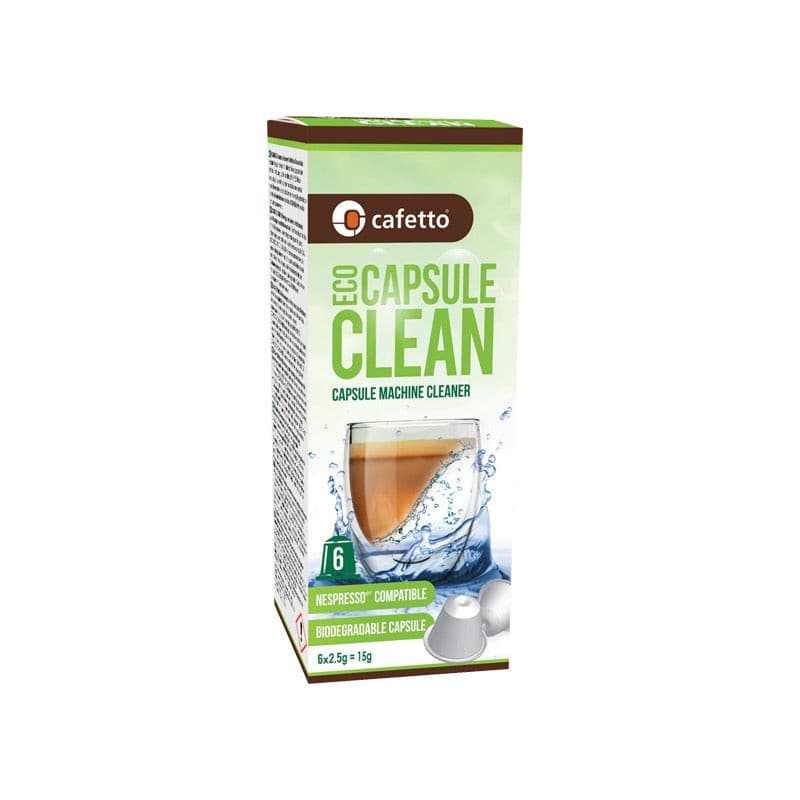 Cafetto Eco Capsule Cleaner - 6 Capsules.