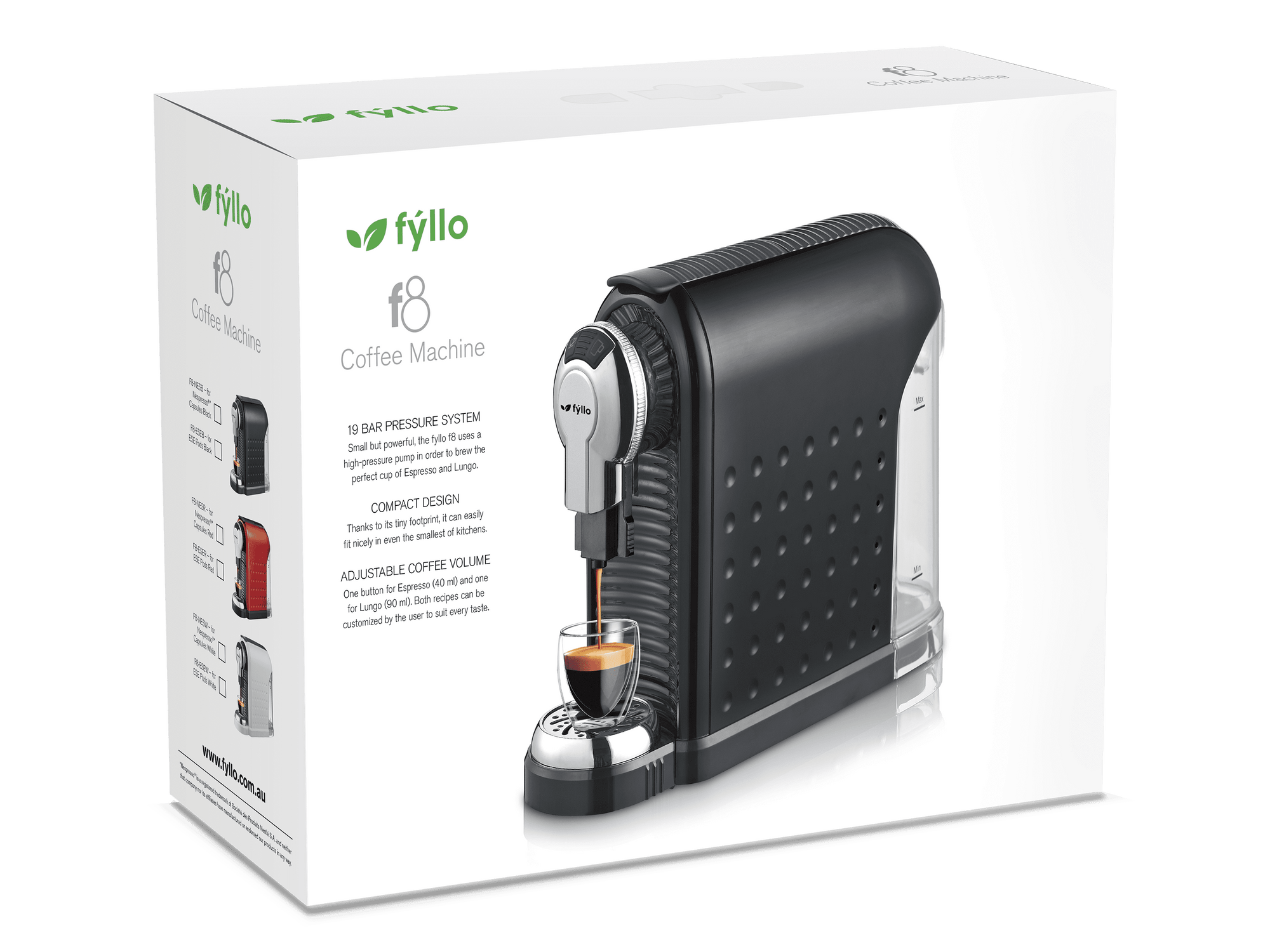 fyllo f8 Coffee Machine Compatible with Nespresso®* Capsules 36th