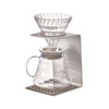 Hario V60 Pour Over Stand Set - Silver.